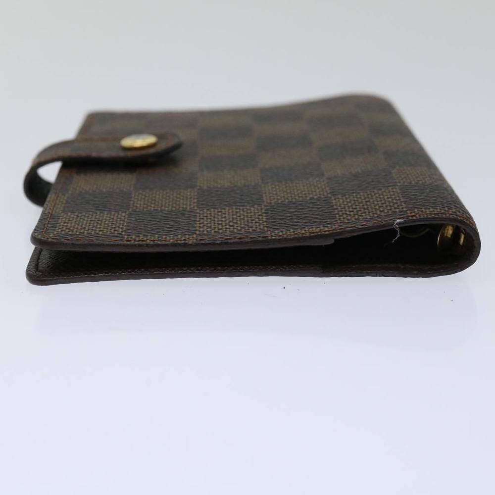 LOUIS VUITTON Damier Ebene Agenda PM Day Planner Cover R20700 LV Auth am5828 - Picture 5 of 16